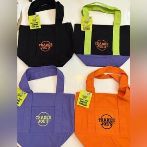 Trader Joe's Halloween Canvas Tote Bags